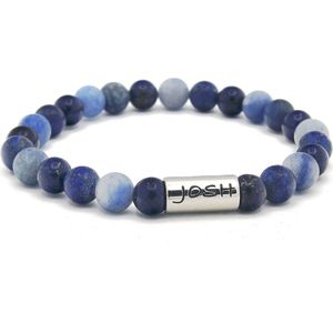 Josh  - heren Armband - Blauw