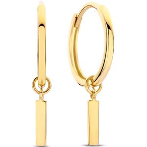 Beloro Jewels Della Spiga - Dames Creoles - 9 karaat