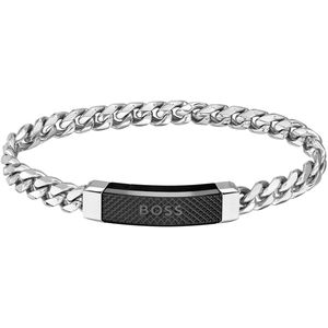 Hugo Boss HUGO Jewels Zilverkleurige Bennett Armband HBJ1580260 (Lengte: 19.00 cm)