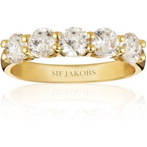 Sif Jakobs Belluno Uno Ring 18K Gouden Plating SJ-R42127-CZ-SG-52