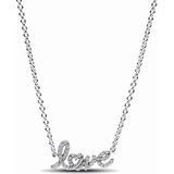 Pandora Moments 925 Sterling Zilveren Love Ketting 393076C01-45