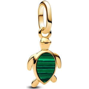 Pandora  - Dames Bedel - goudkleurig & Groen