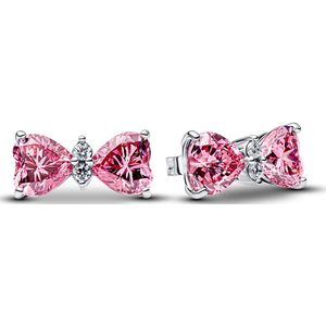 Pandora Timeless 925 Sterling Silver Bow Stud Earrings 294265C01