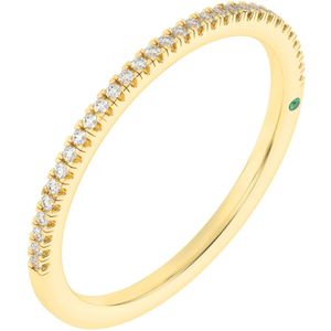 Diamo Diamonds 14 Karaat Gouden Ring Met Diamant 9-DD028-YG-10-56