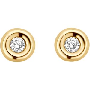 Blush Diamonds 14k Gouden Oorknoppen Met Diamant 7627YDI