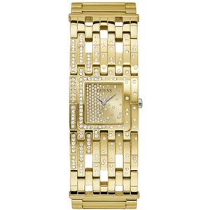 Guess  - dames horloge - goudkleurig met  band