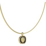 Guess Lion King Goudkleurige Collier JUMN04002JWYGBKT-U