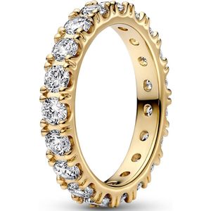 Pandora Timeless Sparkling Row Eternity Ring 160050C01-54 Met 14k Gouden plating