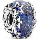 Pandora Moments Galaxy Blue & Star Murano Bedel 790015C00