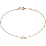 Isabel Bernard | 14 Karaat Rosé Gouden Armband  met letter O Dames | La Concorde | IB320042-O