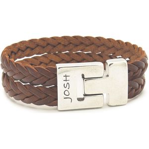 Josh  - heren Armband - Cognac