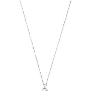 Isabel Bernard Saint Germain Chloé 14 Karaat Witgouden Initial Ketting IB340061 (Letter: A-Z)