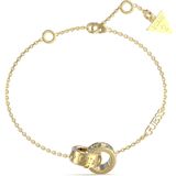 GUESS 4G Forever Gold-coloured Bracelet JUBB03282JWYGS