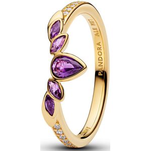 Pandora  - Dames Ring - goudkleurig & Paars