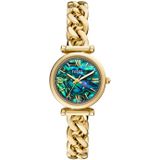 Fossil  - dames horloge - goudkleurig met  band