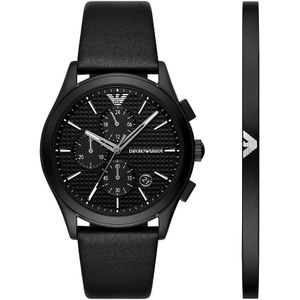 Emporio Armani Heren Horloge en Armband Giftset AR80070SET