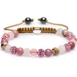 Karma Spiral Pink Armband 83211 (Lengte 17.50-19.00 cm)