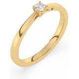 Diamo Diamonds 14 Karaat Gouden Ring Met Diamant 9-DD001-YG-10-58