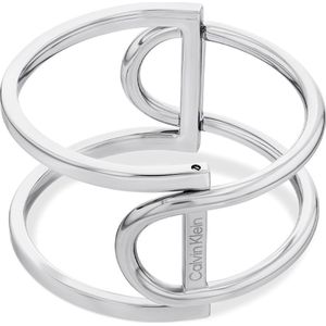 Calvin Klein Contoured Geometry Stainless Steel Bracelet CJ35000756