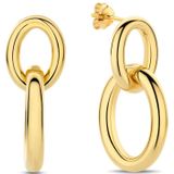 Parte Di Me Bibbiena Poppi Adriane 925 Sterling Zilveren Gold Plated Oorhangers PDM36186