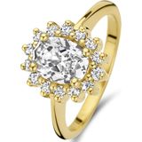 Parte Di Me Mia Colore Bianca 925 Sterling Zilveren Gold Plated Ring PDM33062-52