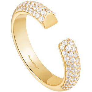 Ania Haie Tough Love 925 Sterling Zilveren Goudkleurig Ring AH-R051-01G