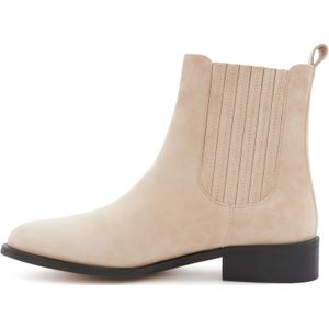 Isabel Bernard  | Leren/Suède Beige Chelsea Boots Dames | Met Laptopvak  40 | IB53000SS-174-40