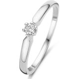 Isabel Bernard De la Paix Sylvie 14 karaat witgouden ring | diamant 0.07 ct | IBD330014-60