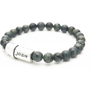 Josh Vintage Groene Armband 09285-BRA-S/GREEN/M