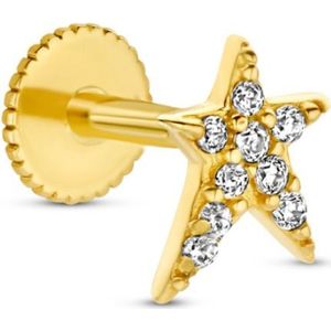 Beloro Jewels  - Dames Piercing - 9 karaat