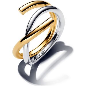 Pandora  - Dames Ring - goudkleurig & Zilver