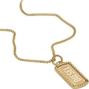 Diesel Steel Goudkleurige Ketting DX1456710