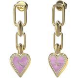 GUESS Love Me Tender Goudkleurige Oorhangers JUBE03236JWYGPPT-U