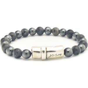 Josh  - heren Armband - Grijs