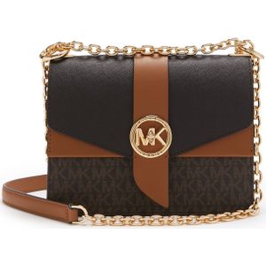 Michael Kors Greenwich Bruine Crossbody Tas 32S1GGRC0B-252