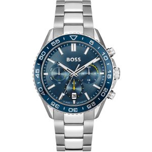 Hugo Boss BOSS - heren horloge - zilverkleurig met  band