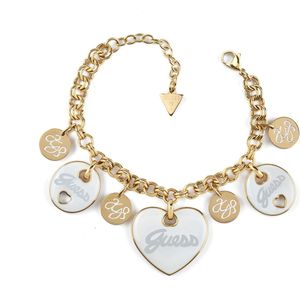 Guess - Vintage Gouden Armband - Goud/Wit - Dames Armband