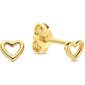 Beloro Jewels Della Spiga - Dames Oorknoppen - 9 karaat