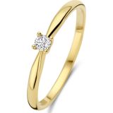 Isabel Bernard De la Paix Celesse 14 karaat gouden ring | diamant 0.07 ct | IBD330002-60