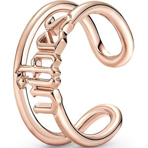 Pandora ME 14 Karaat Rose Gouden Plating Ring 181986C00