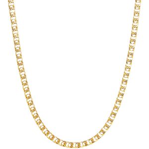 Mockberg - Gold Plated Infinity Necklace MB0179 - Dames Ketting - Goudkleurig