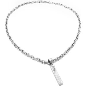 GUESS X-Plate Zilverkleurig Ketting JUXN03001JWSTT-U