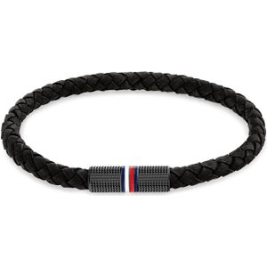 Tommy Hilfiger Jewels Zwarte Leren Armband TJ2790459