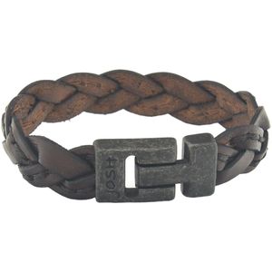 Josh Bruine Leren Armband 24303-bra-VB/BROWN/M