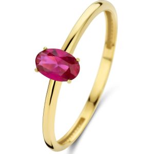 Isabel Bernard Baguette Roux 14 karaat gouden ring IB330047-60