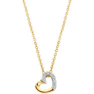 Blush Diamonds - Dames Ketting - 14 karaat goud