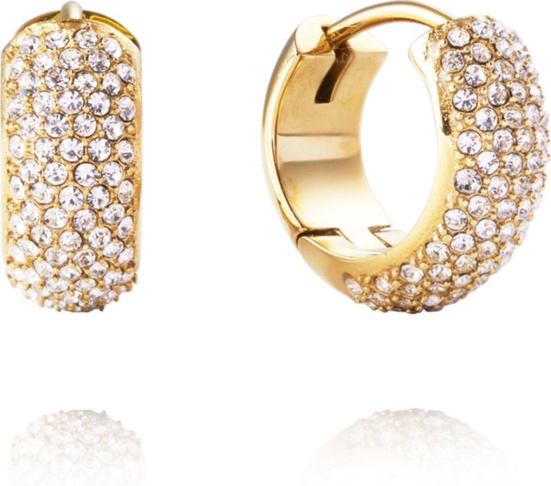 Mockberg - Amour Hoops - Oorbellen - Goud