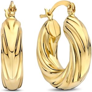 Isabel Bernard Rivoli Belle 14 karaat gouden oorringen IB360276