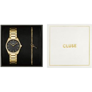 Cluse Féroce Mini - dames horloge - goudkleurig met  band