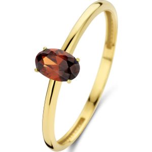 Isabel Bernard Baguette Brune 14 karaat gouden ring IB330046-60